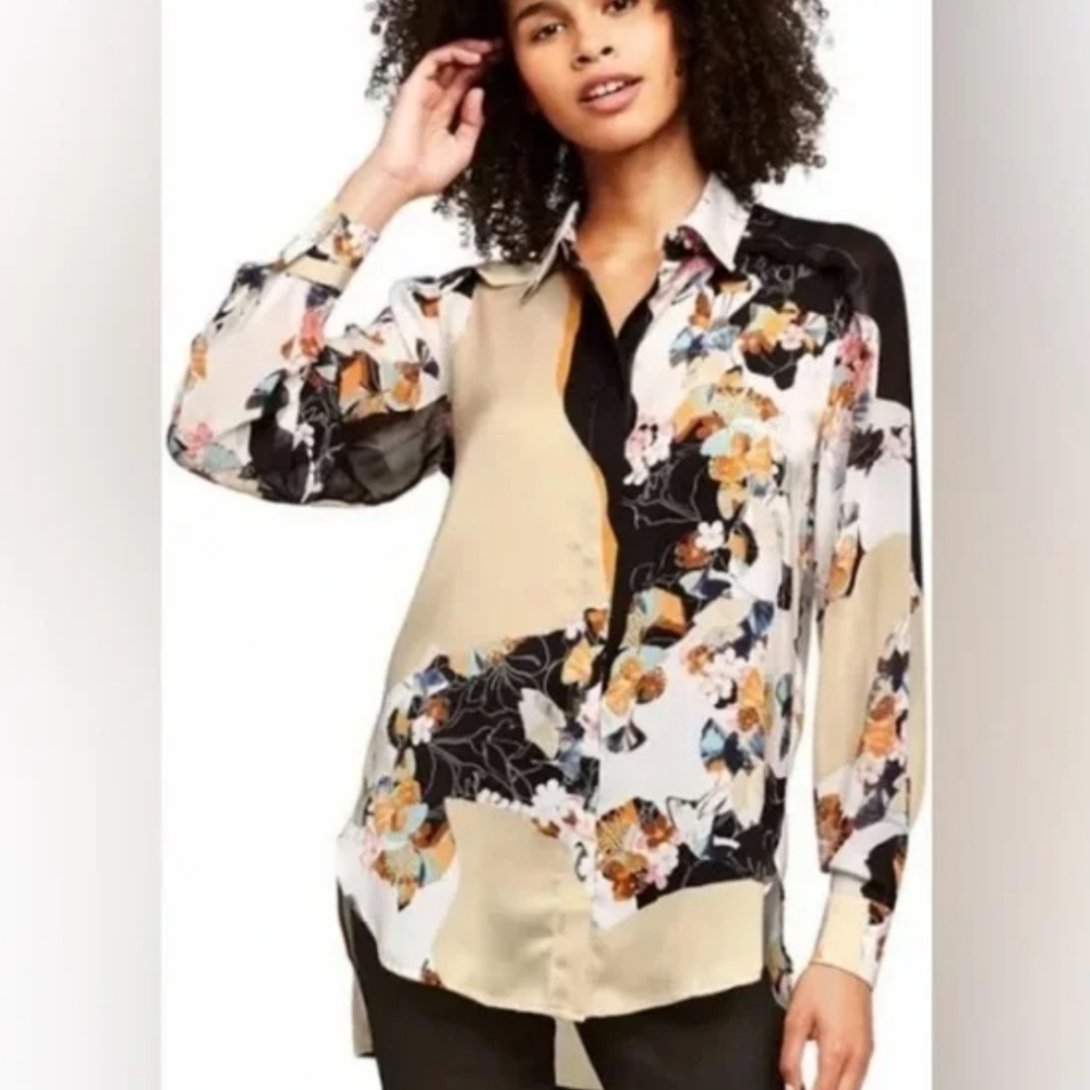 3.1‎ Phillip Lim for Target 20th Anniversary Floral Blouse Size Medium